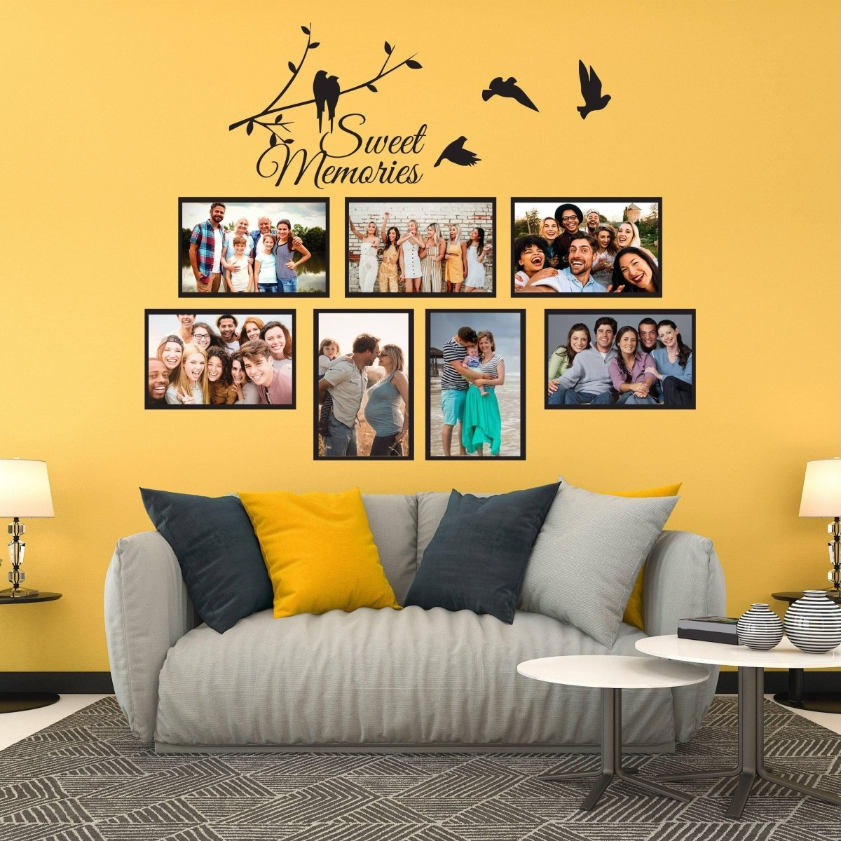 Vinyl Wall Decal - Stylish and Sophisticated Frames Design