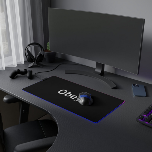 LED Gaming Mouse Pad - Obey