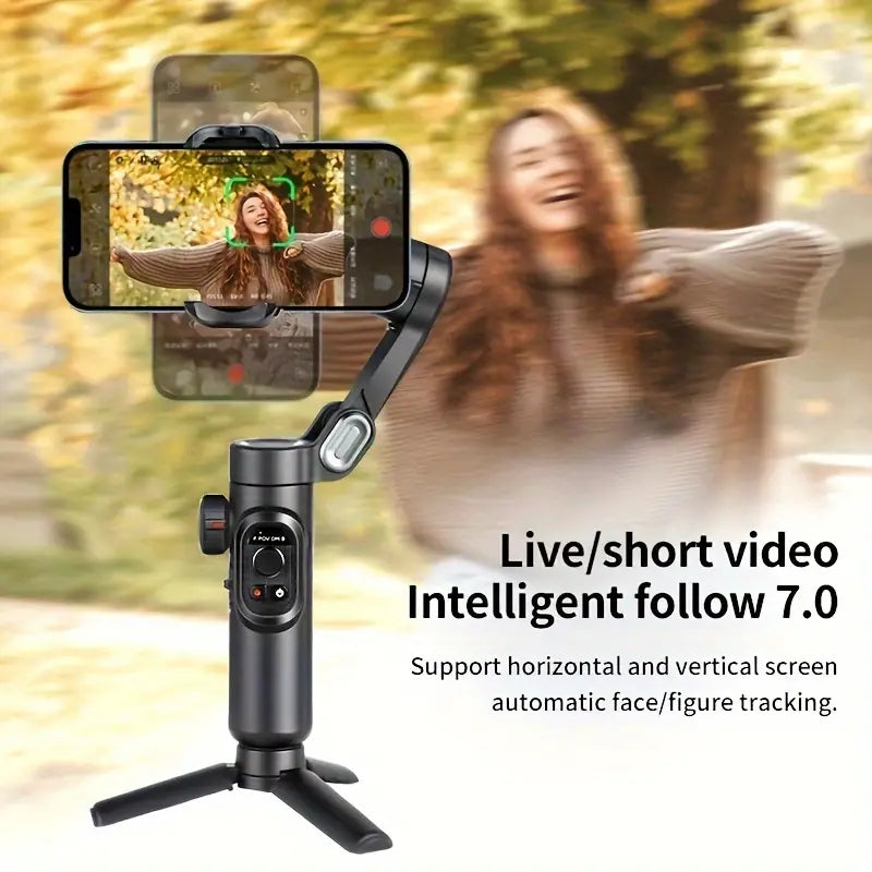 XE 3-Axis Handheld Gimbal Stabilizer Foldable Smartphone Cellphone Video Record Vlog PTZ Stabilizer For IPhone Xiaomi Sa