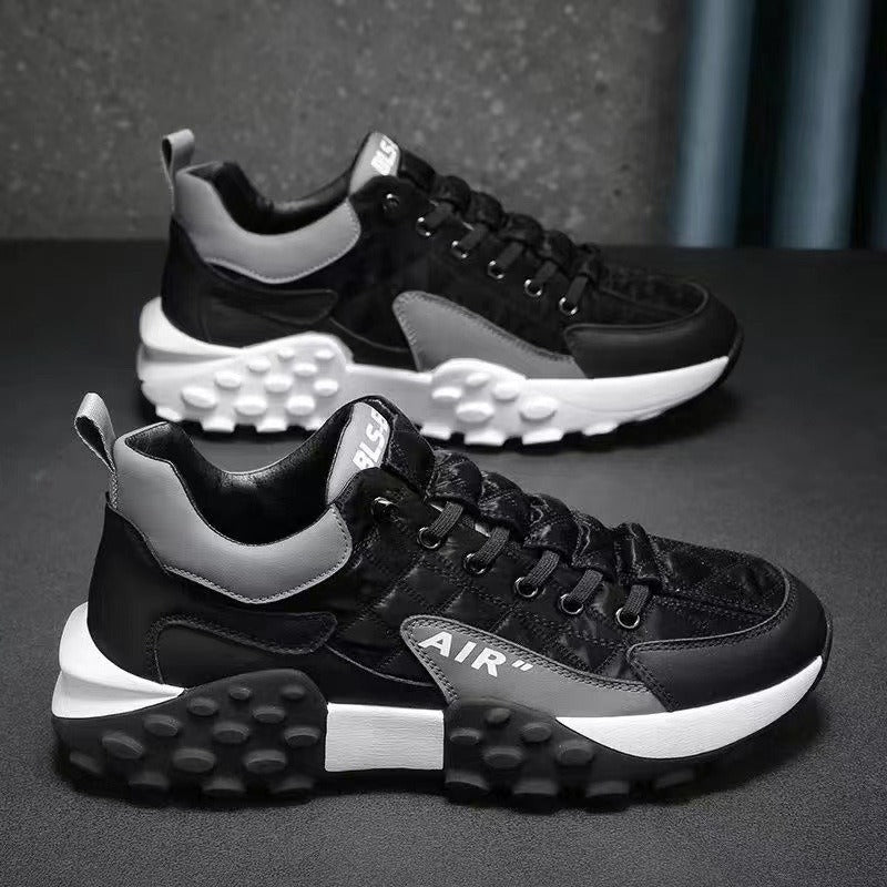 Spring New Dad Shoes Fashion Breathable Casual Trendy Shoes Men's Sports Student Thick Sole Running Shoes